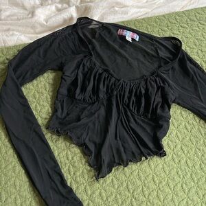 Urban outfitters mesh going out top
